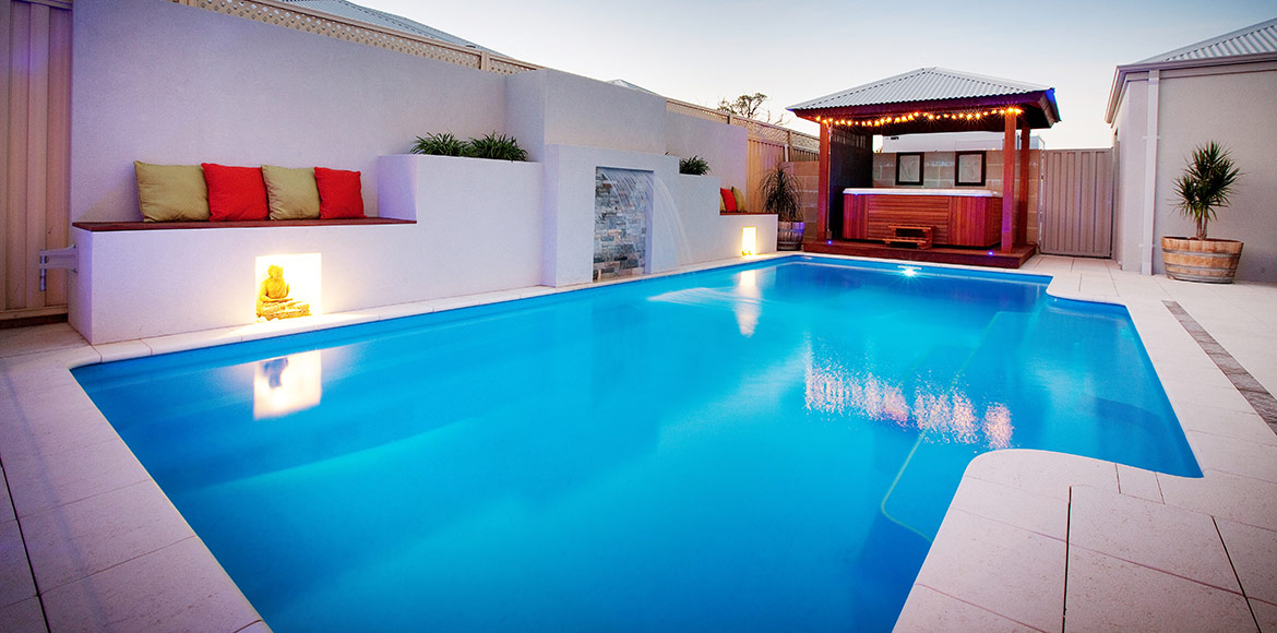 "Grandeur" Fibreglass Pool Design in Perth | Sapphire Pools